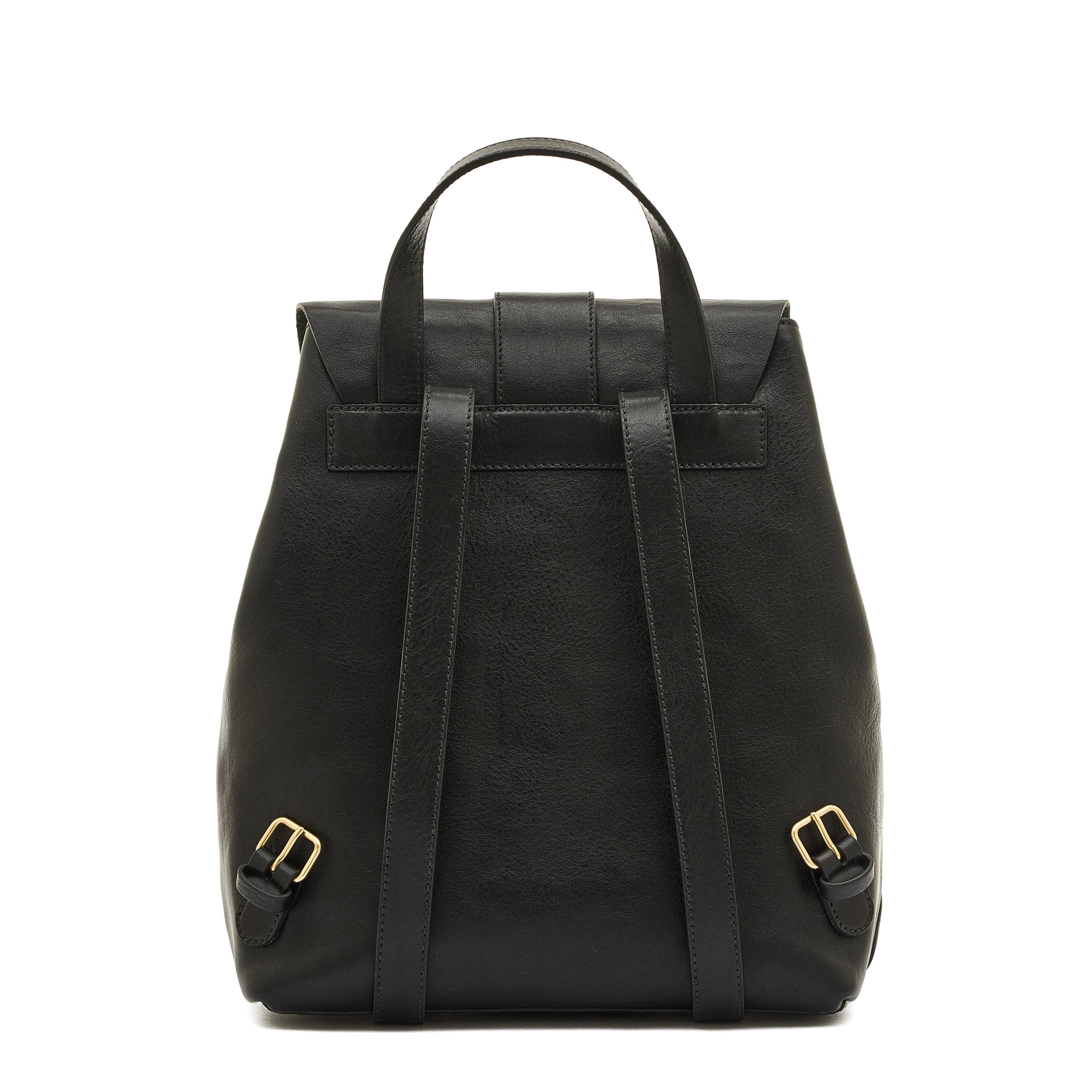 Linea 1990 | Women's backpack in leather color black