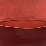Parione | Women's belt bag in leather color  ruby red