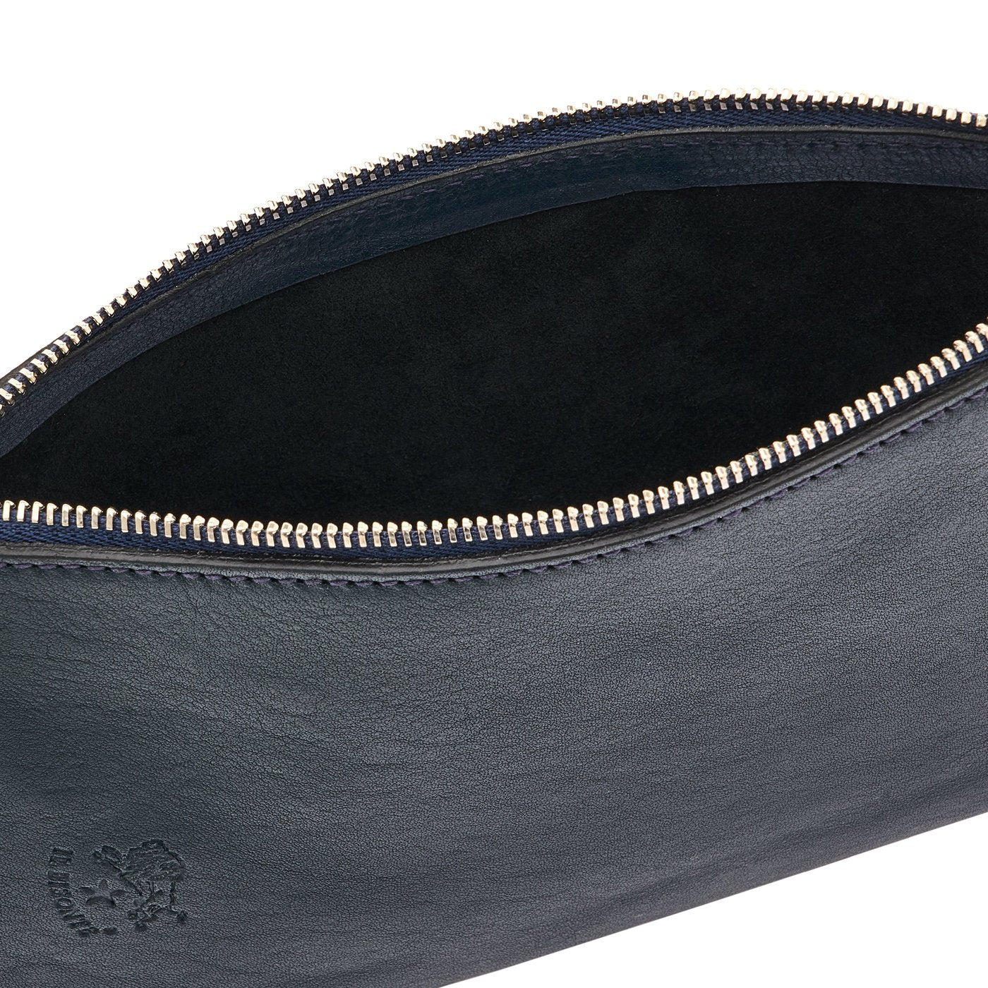 Duccio | Marsupio da uomo in pelle invecchiata colore blu mezzanotte