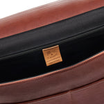 Brolio | Men's briefcase in vintage leather color sepia