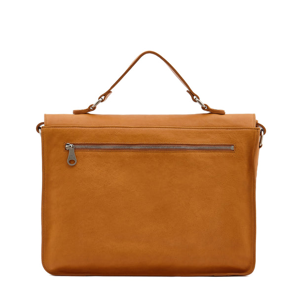 Brolio | Men's Briefcase in Vintage Leather color Natural
