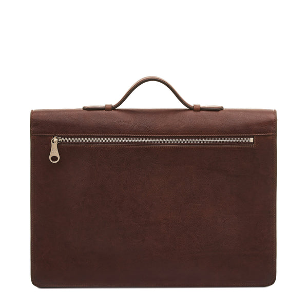 Medici | Valigetta da uomo in pelle invecchiata colore caffè