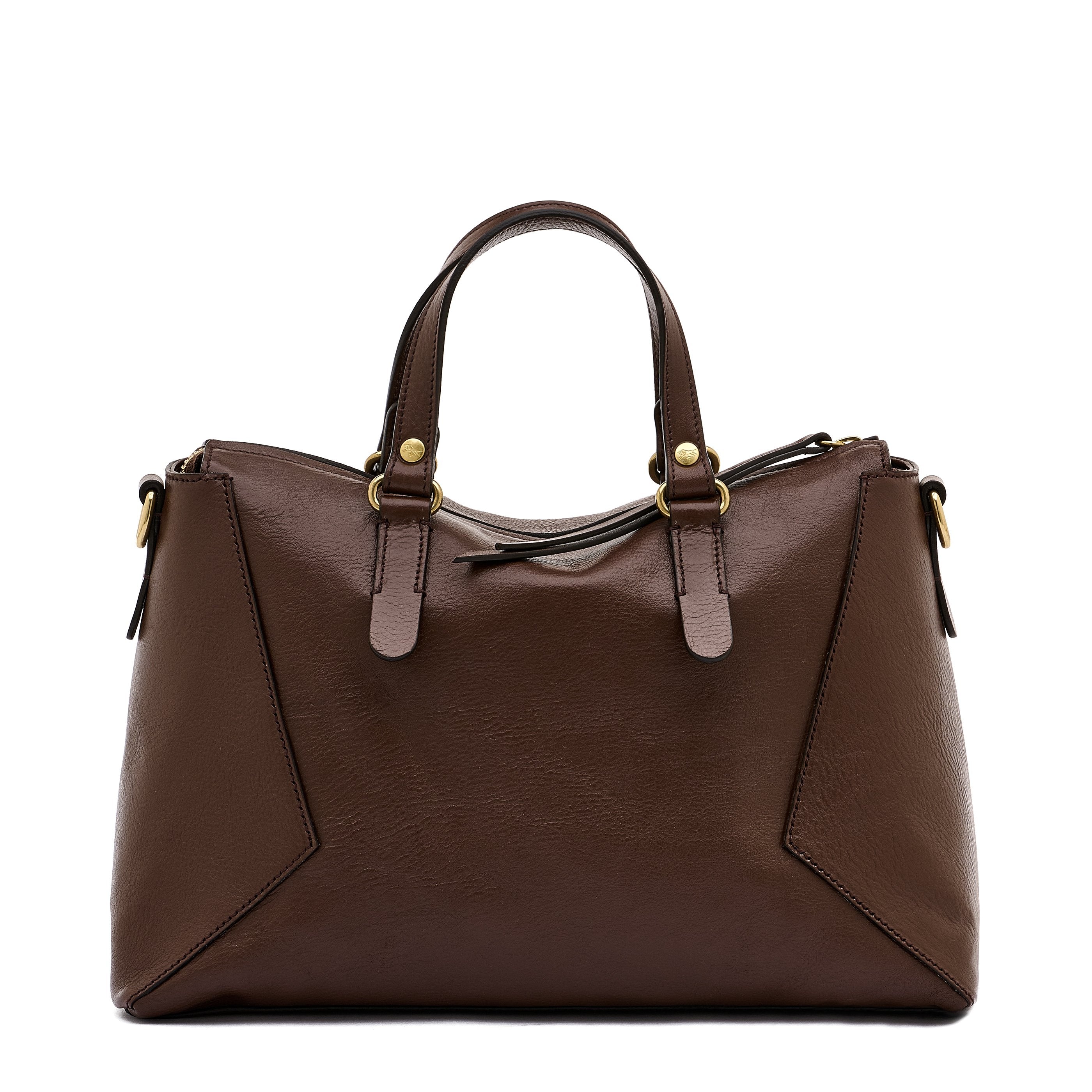 Storia | Boston da donna in pelle colore marrone tabacco — 
back or detail view
 — 4 of 7