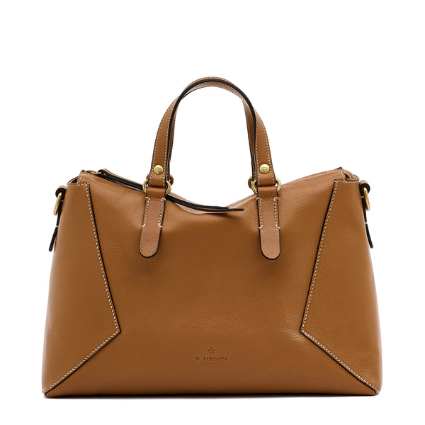 Storia | Women's boston in leather — 
front view
