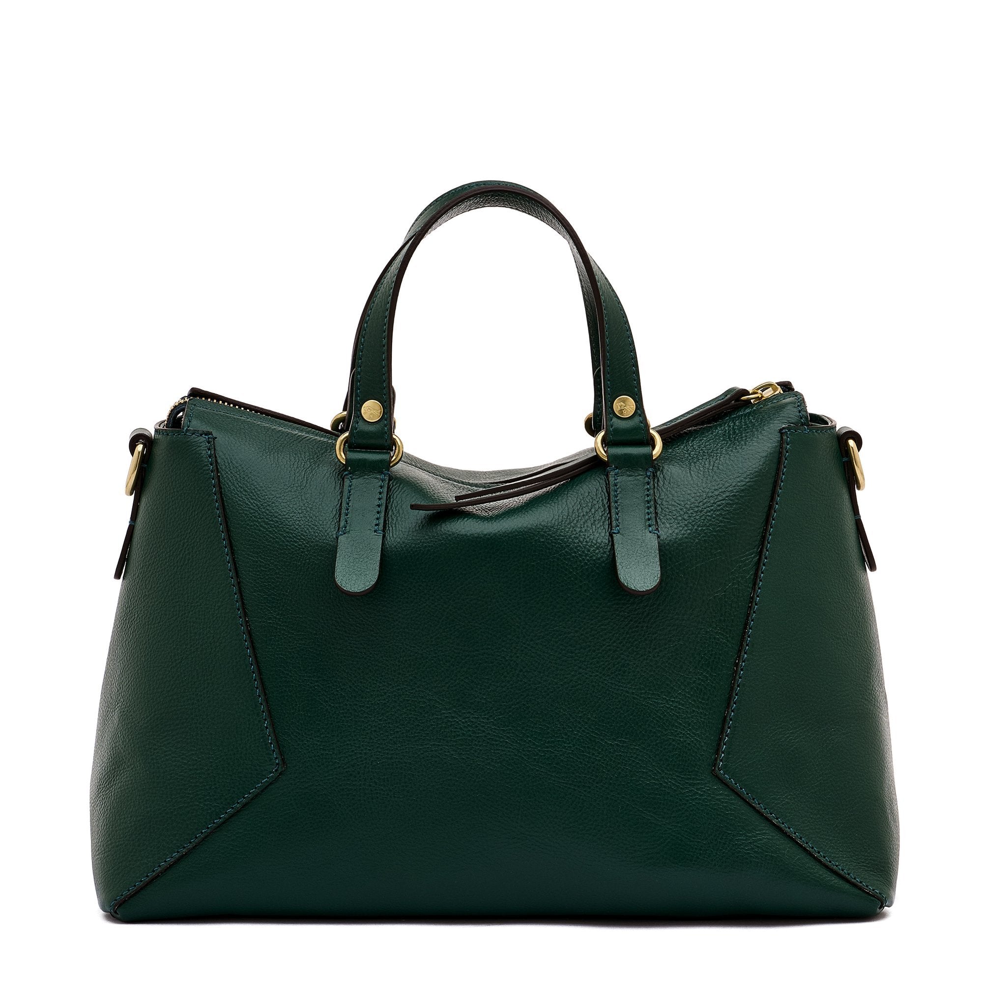 Storia | Boston pour femme en cuir couleur vert oleandro — 
back or detail view
 — 4 of 10