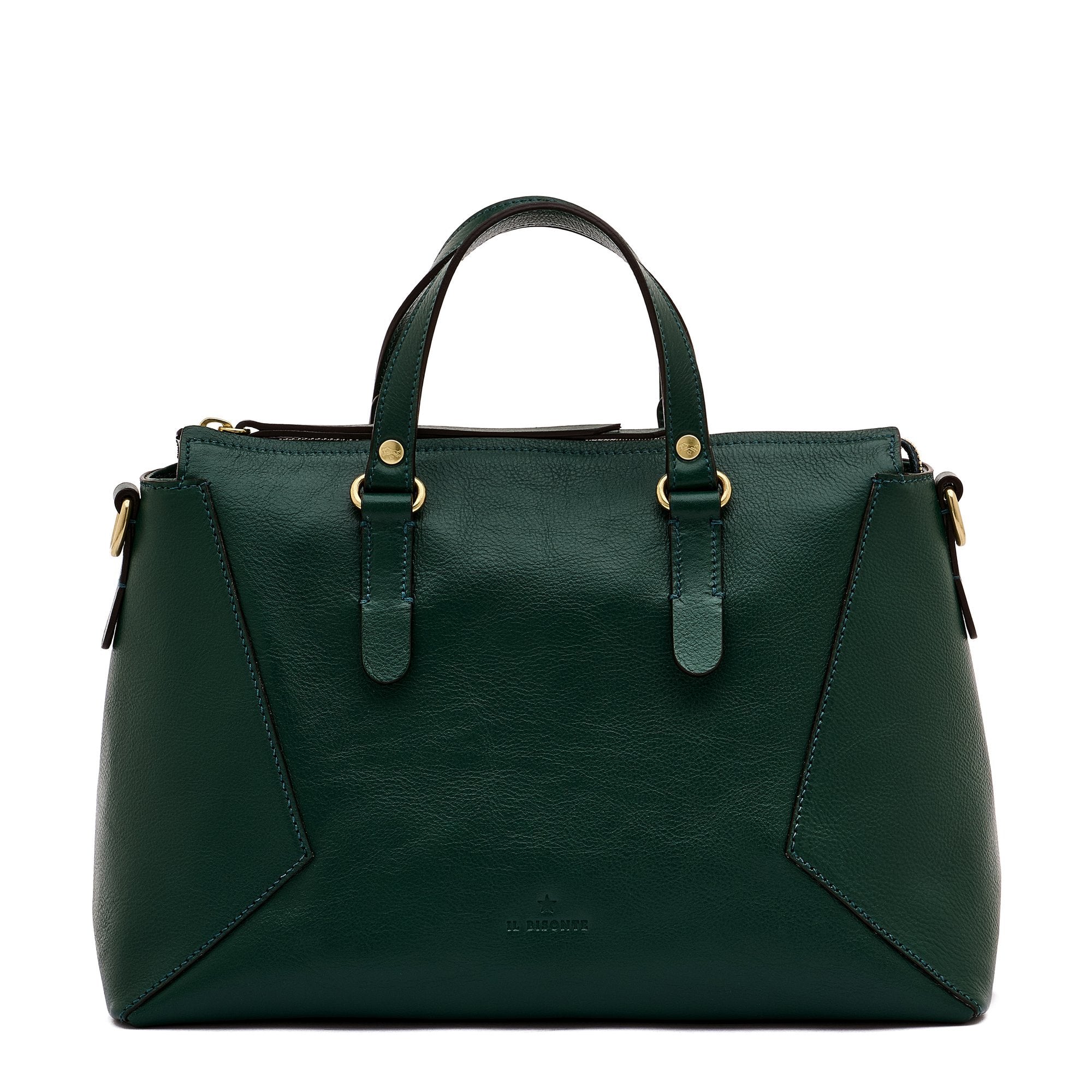 Storia | Boston pour femme en cuir couleur vert oleandro — 
product detail view
 — 6 of 10