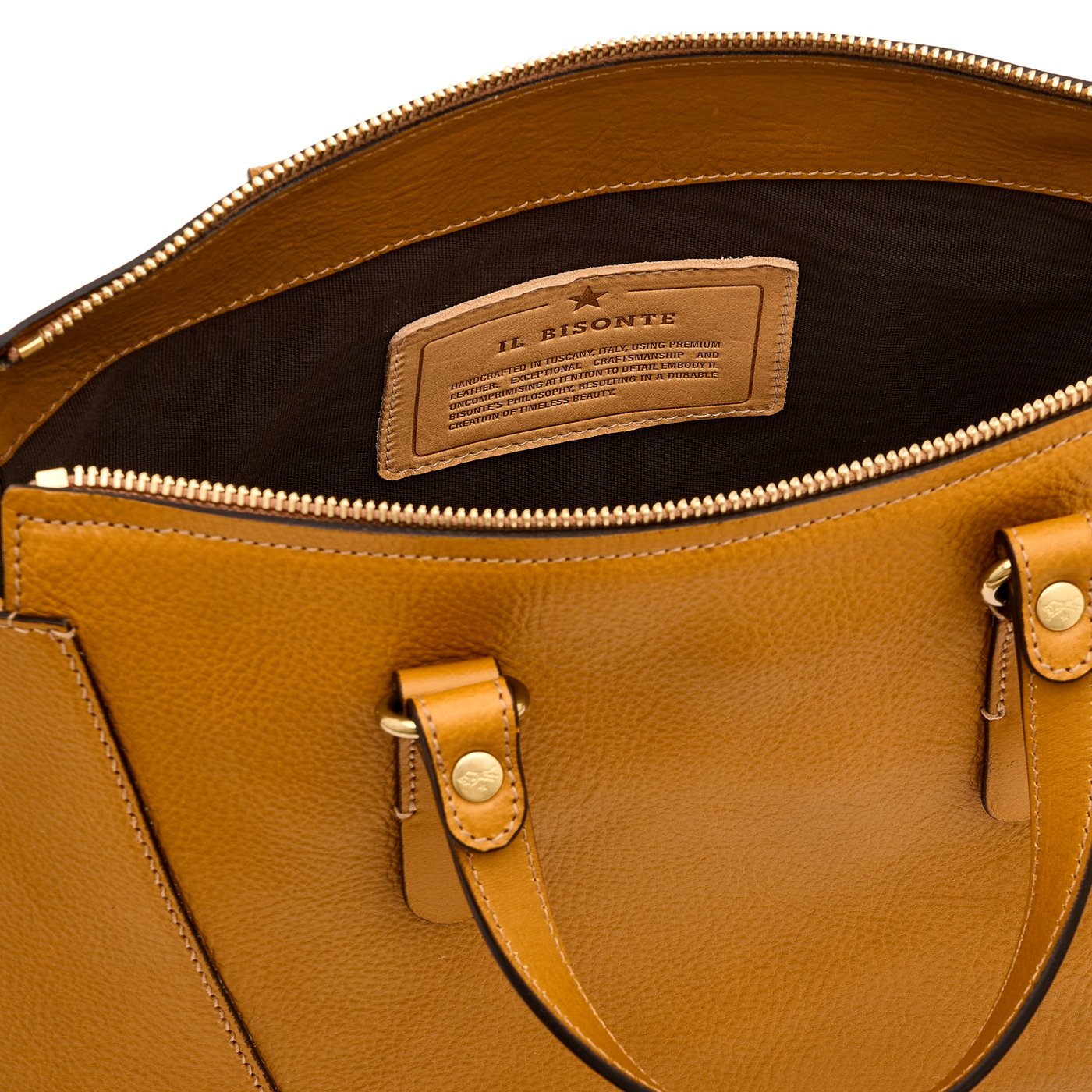 Storia | Women's boston in leather color yellow narciso — 
interior detail view
 — 5 of 10