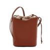 Roseto | Women's bucket bag in leather color red ruggine