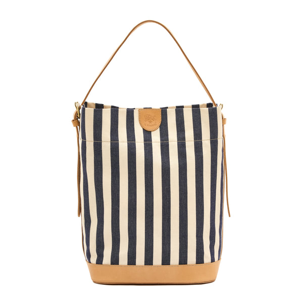 Borsa a secchiello da donna in tessuto colore multicolor