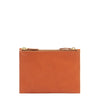 Talamone | Women's clutch bag in leather color caramel