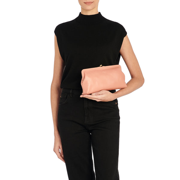 Manuela | Women's clutch bag  color grapefruit