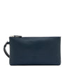 Oriuolo | Pochette pour homme en cuir vintage couleur bleu mezzanotte