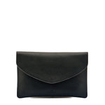 Esperia | Women's Clutch Bag in Leather color Black