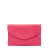 Esperia | Women's clutch bag in leather color azalea