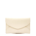 Esperia | Women's Clutch Bag in Leather color White