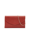 Bigallo | Women's clutch bag in leather color red