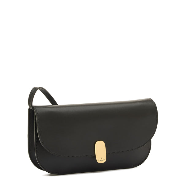 Atelier | Women's clutch bag in leather color black