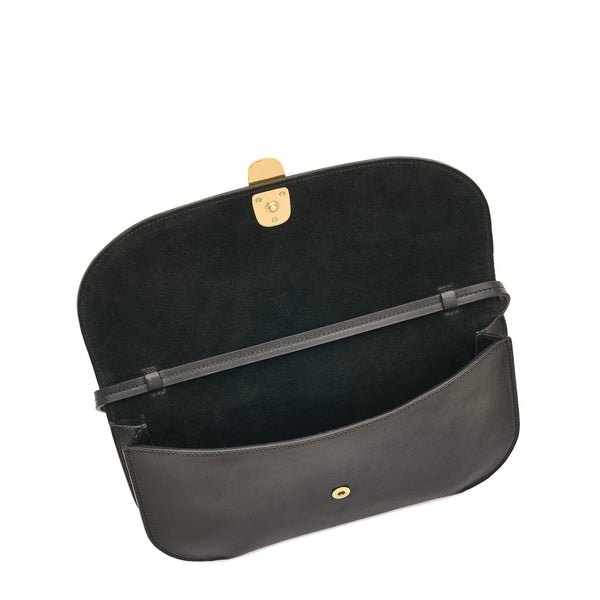 Atelier | Women's clutch bag in leather color black