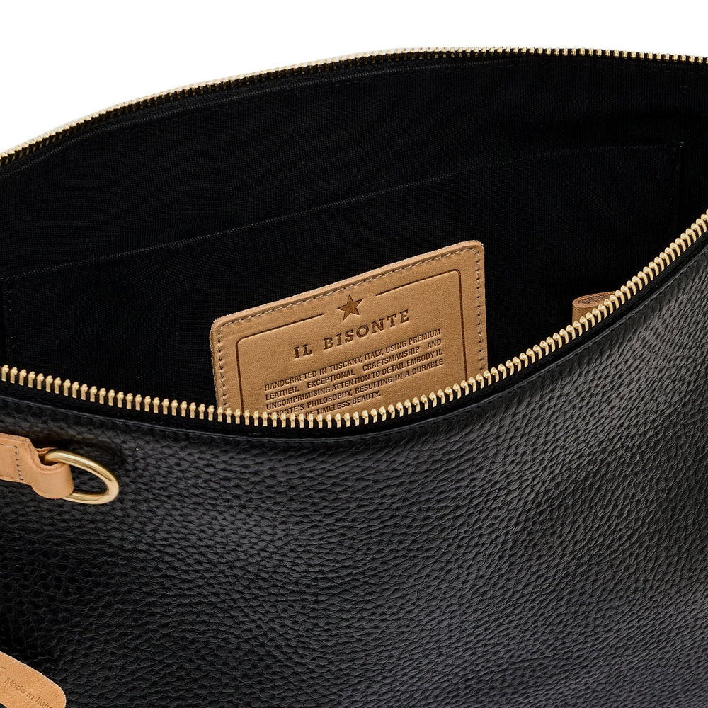 Segno | Pochette pour homme en cuir couleur noir — 
interior detail view
 — 4 of 4