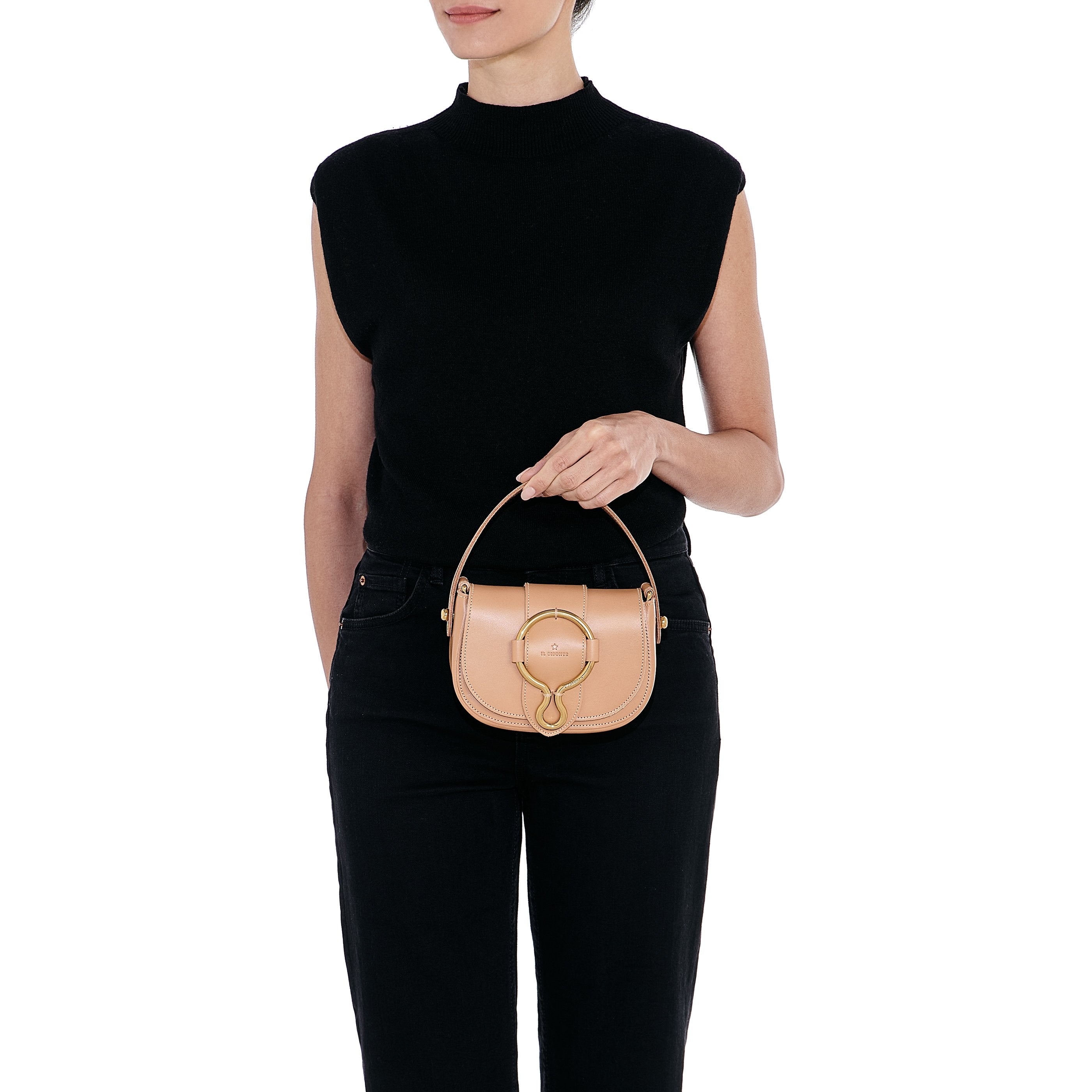 Consuelo | Sac bandouliere pour femme en cuir couleur naturel
