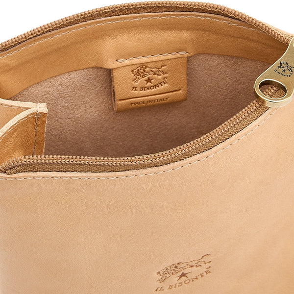 Lisa | Women's crossbody bag in leather color natural