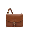 Rachele | Women's Crossbody Bag in Leather color Chocolate