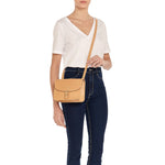 Rachele | Women's Crossbody Bag in Leather color Natural