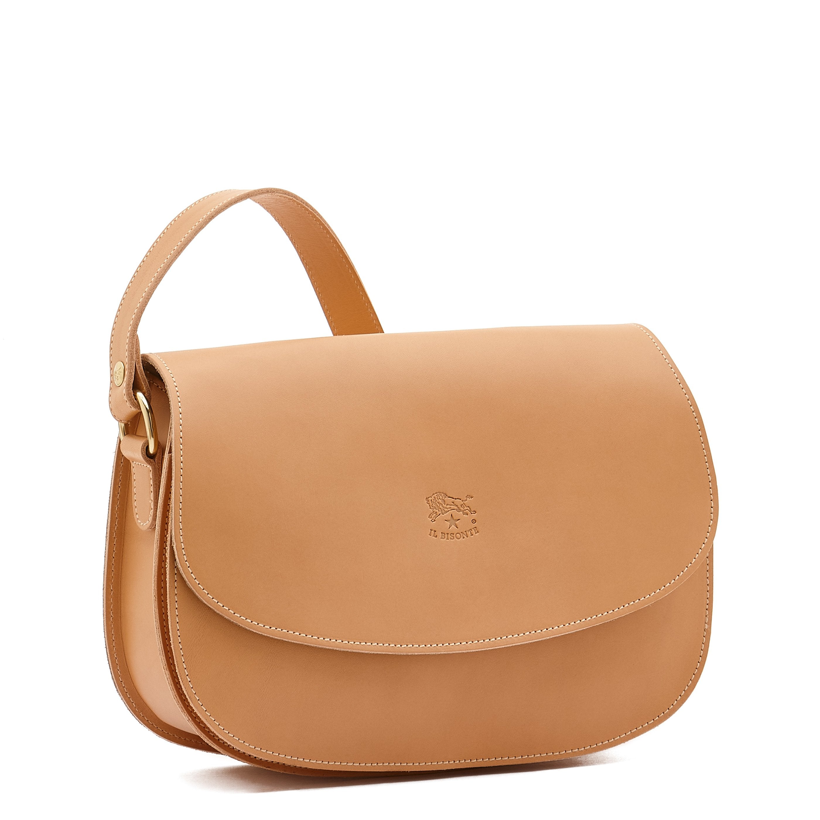 Salina | Women's crossbody bag in leather color natural