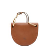 Consuelo | Women's crossbody bag in leather color chocolate