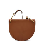 Consuelo | Women's crossbody bag in leather color chocolate