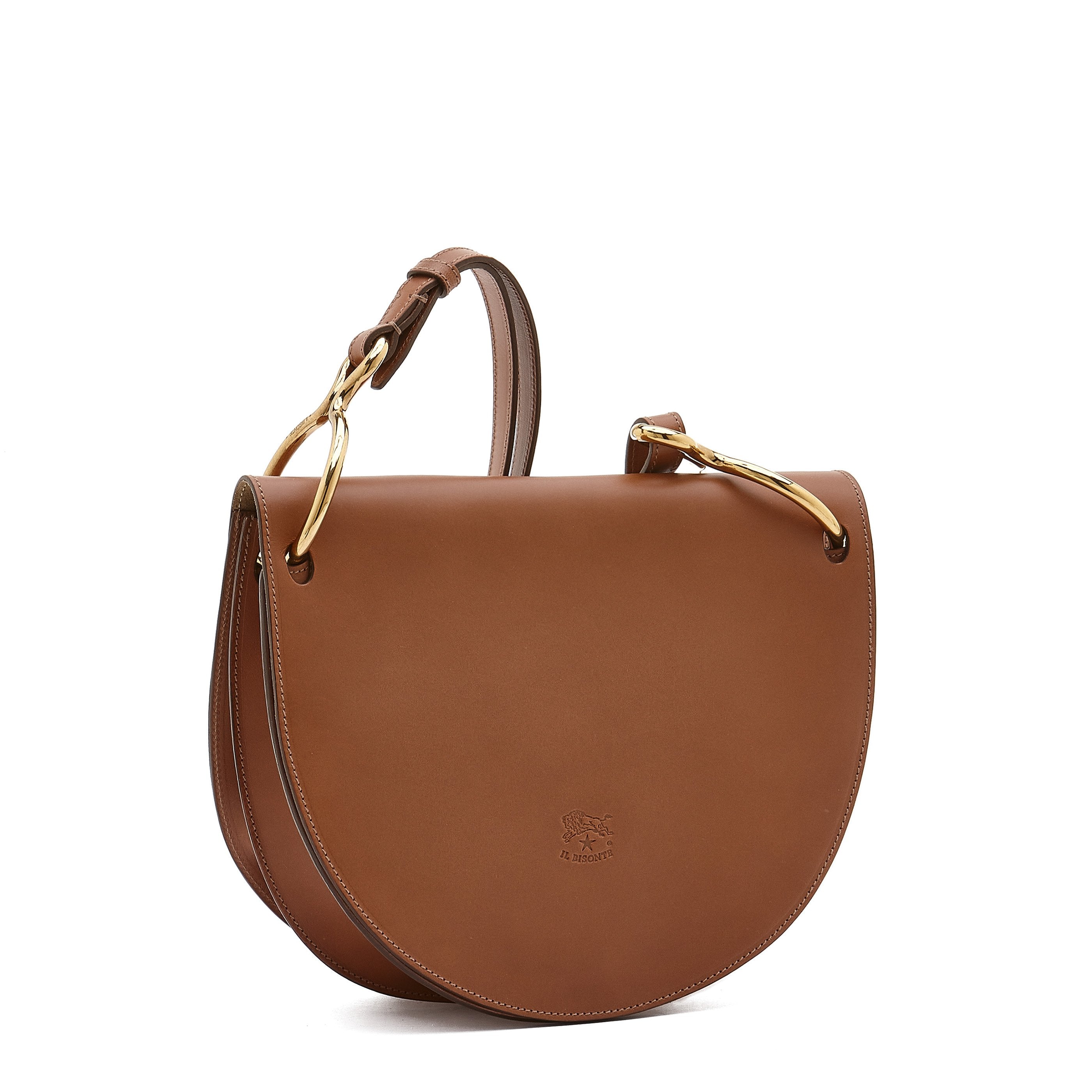 Consuelo  Women's crossbody bag in leather color chocolate – Il Bisonte