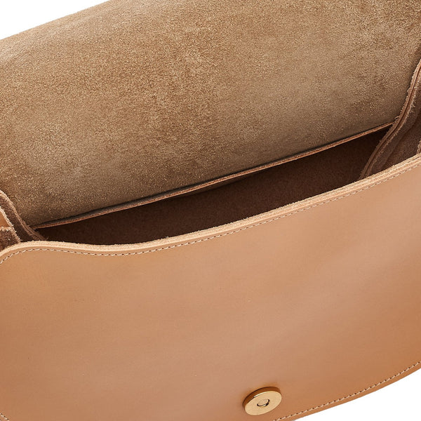 Consuelo | Women's crossbody bag in leather color natural