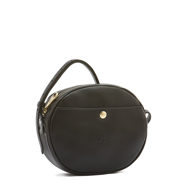 Rubino | Women's Crossbody Bag in Leather color Black