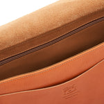 Fausta Medium | Women's Crossbody Bag in Leather color Caramel