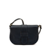 Fausta Small | Women's crossbody bag in leather color blue