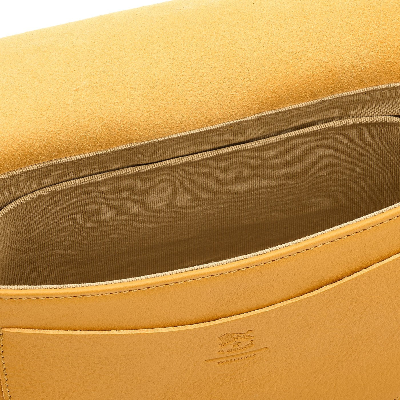 Fausta Small | Borsa a tracolla da donna in pelle colore giallo meriggio