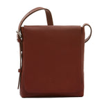 Brolio | Men's crossbody bag in vintage leather color sepia
