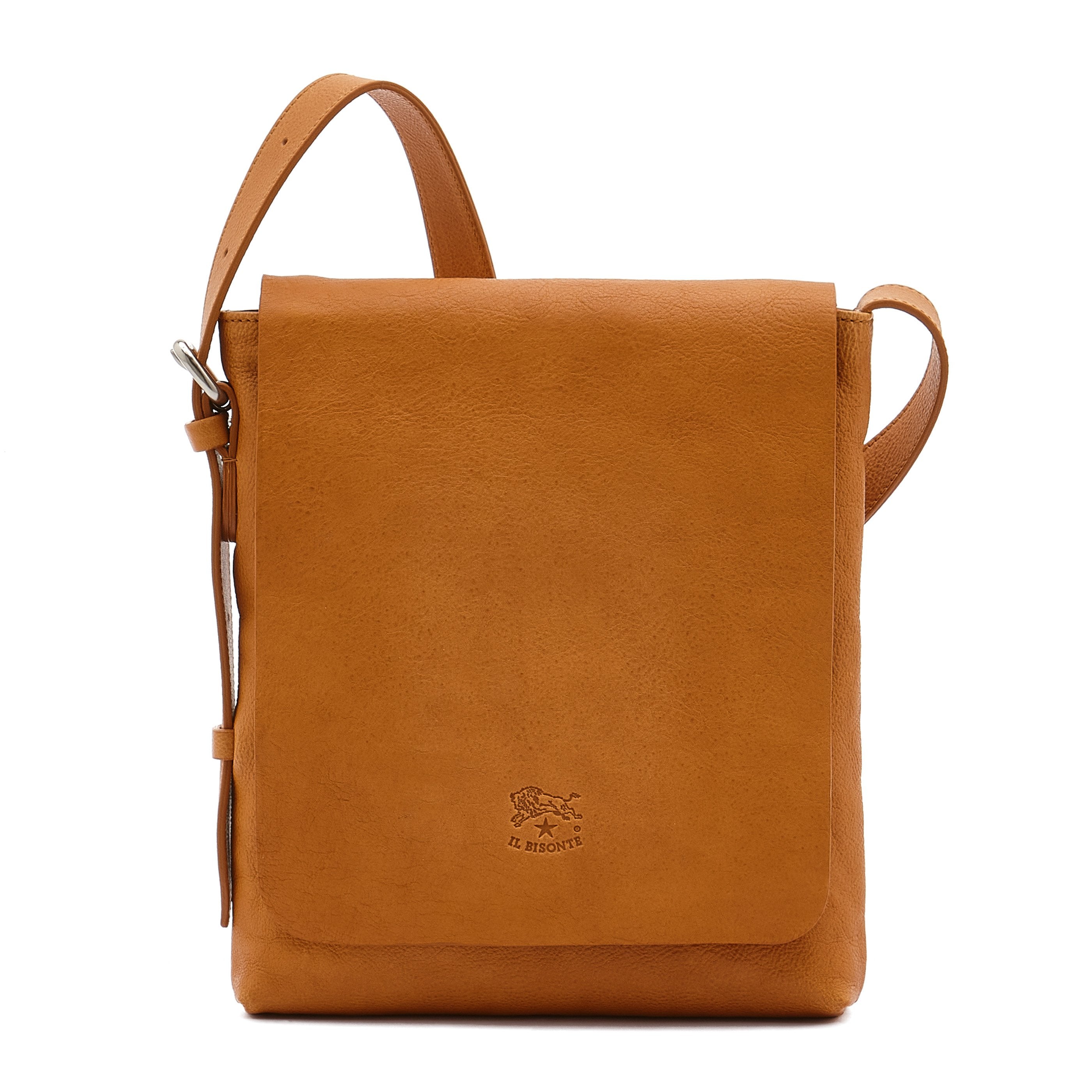 Brolio | Men's crossbody bag in vintage leather color natural