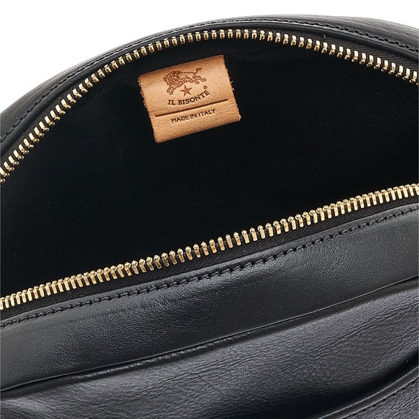 Rubino | Women's crossbody bag in leather color black