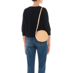 Rubino | Women's crossbody bag in leather color natural