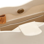 Roseto | Women's crossbody bag in leather color white seal