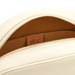 Oliveta | Women's crossbody bag in leather color milk