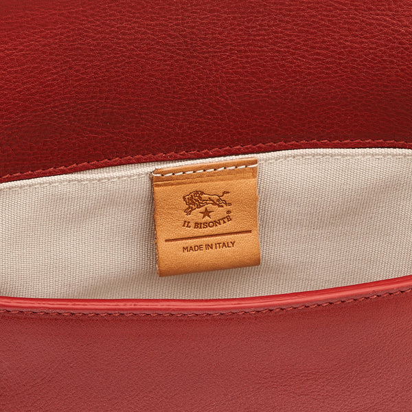 Studio | Women's crossbody bag in leather color red