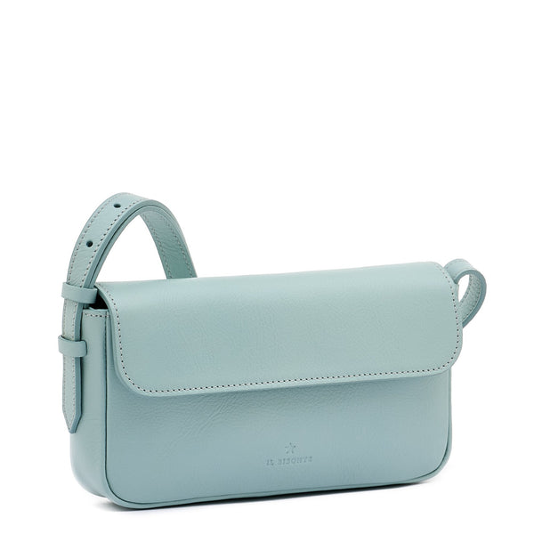 Studio | Borsa a tracolla da donna in pelle colore celeste botticelli