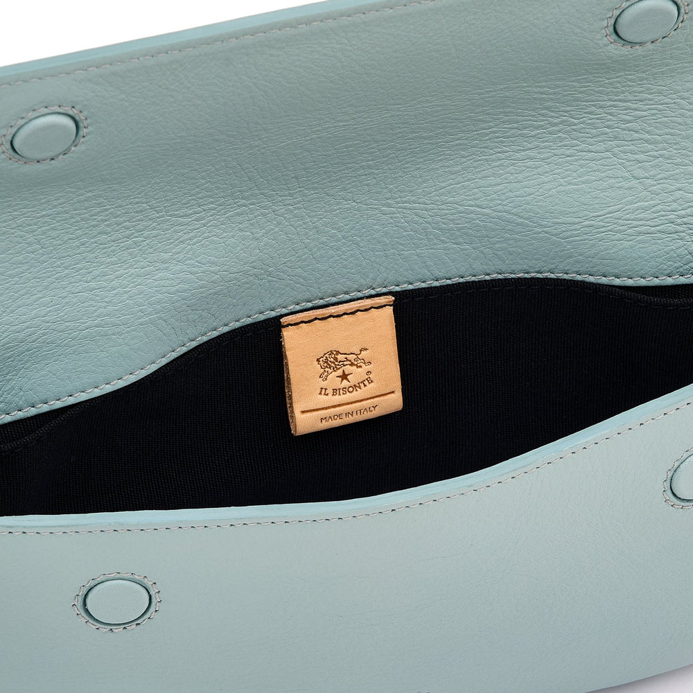 Studio | Borsa a tracolla da donna in pelle colore celeste botticelli
