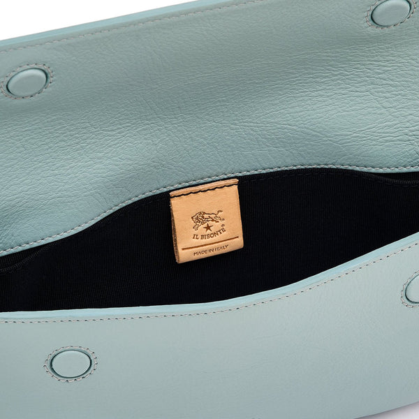 Studio | Borsa a tracolla da donna in pelle colore celeste botticelli