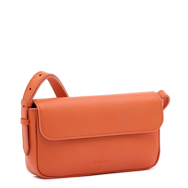 Studio | Borsa a tracolla da donna in pelle colore arancio pontormo