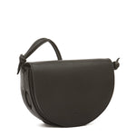 Snodo | Women's crossbody bag in vintage leather color black