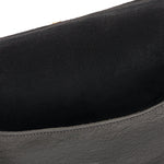 Snodo | Sac bandouliere pour femme en cuir vintage couleur noir
