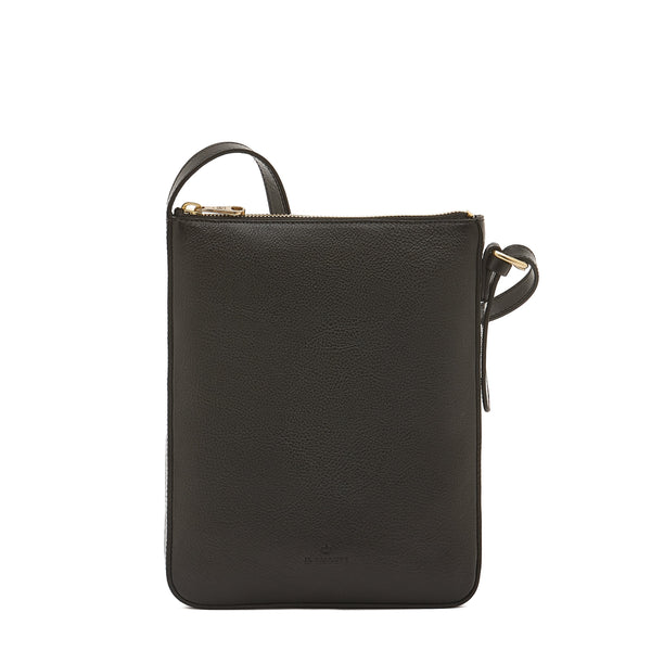 Modulo | Women's Crossbody Bag in Leather color Black